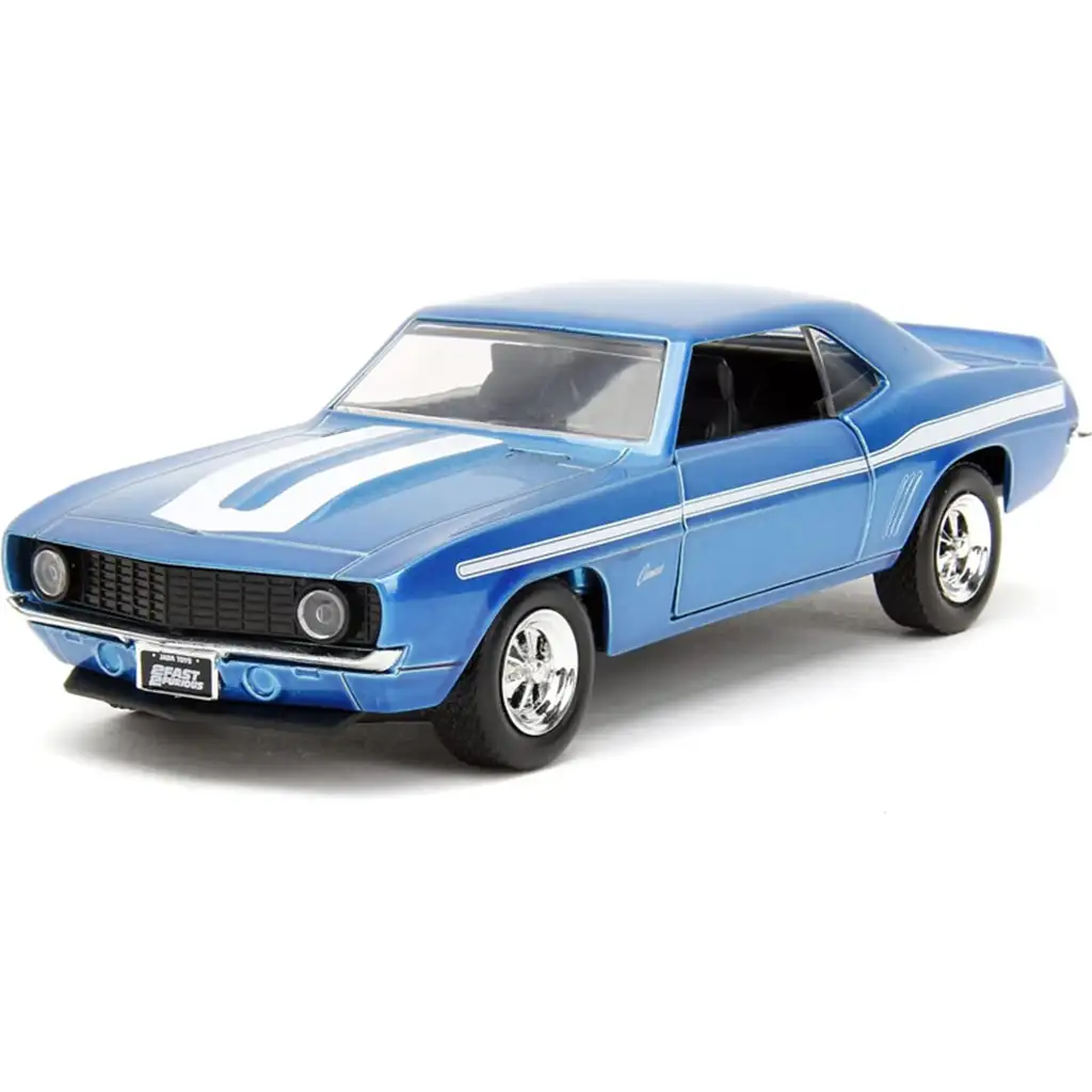 Rýchlo a zbesilo: 1969 Chevrolet Camaro a 1968 Dodge Charger Widebody 2-dielna sada 1/32 mierka - Jada Toys kép 4