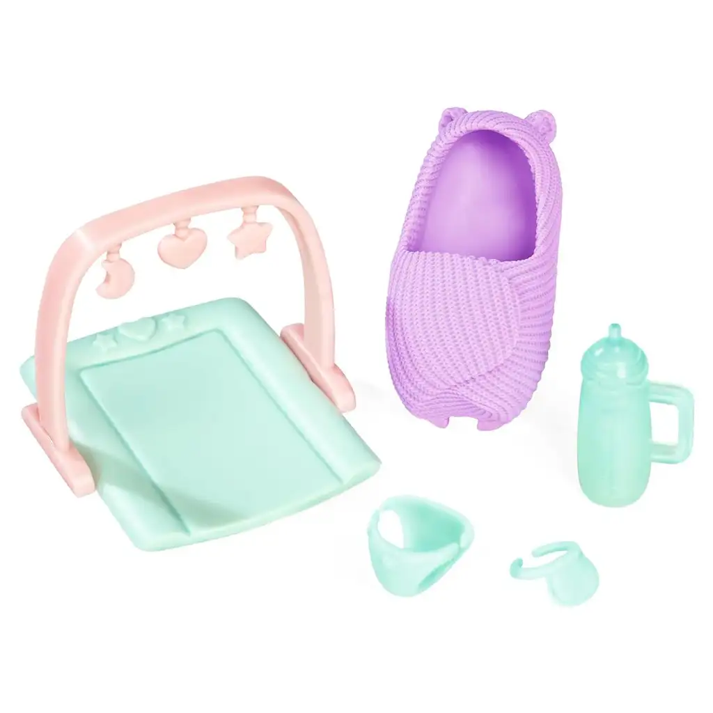 Steffi Love: Steffi tehotná bábika s kolískou a doplnkami - Simba Toys kép 5