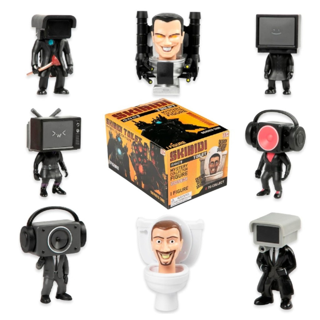 Skibidi Toilet WC prekvapivá figúrka súprava 1 ks kép 2