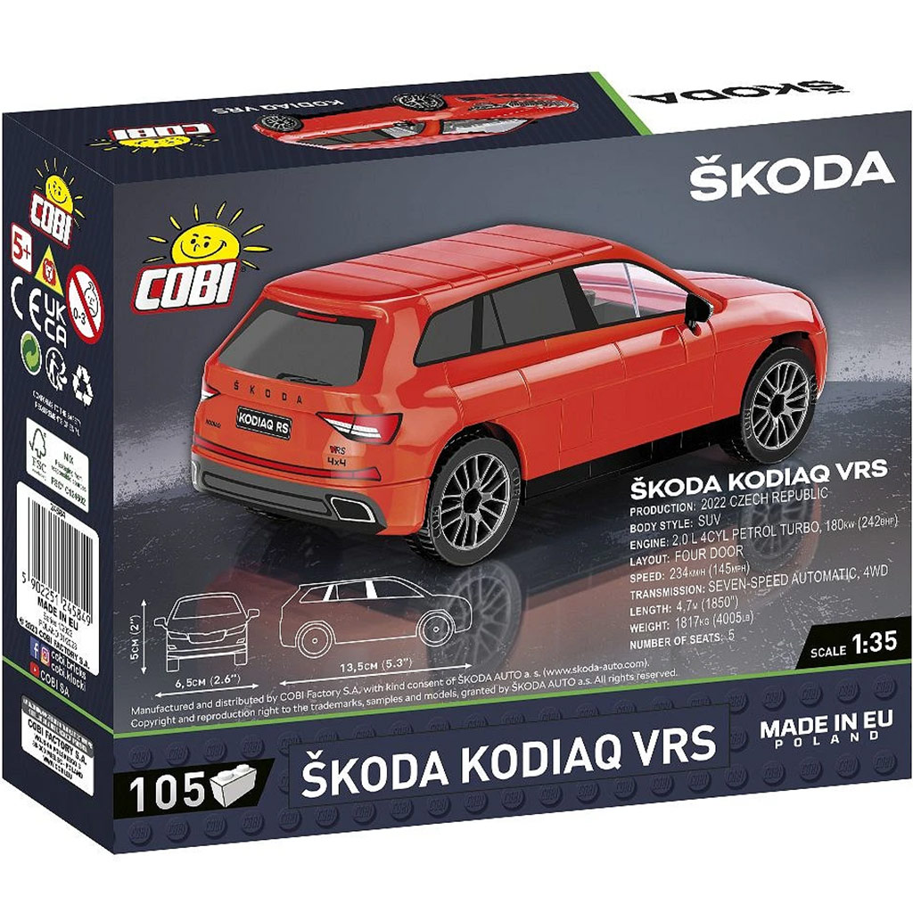 COBI: Stavebnica Škoda Kodiaq VRS (24584) kép 3