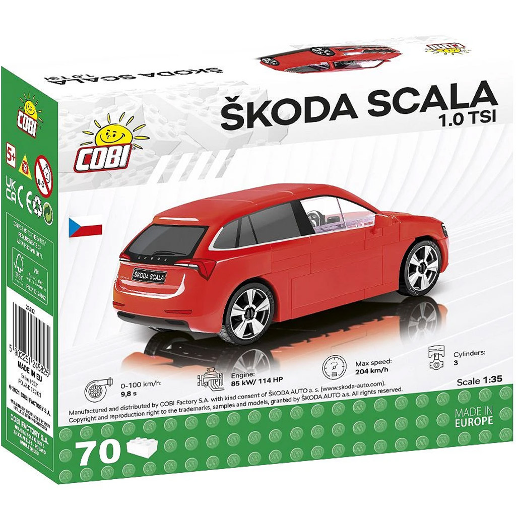 COBI: Stavebnica Škoda Scala 1.0 TSI (24582) kép 3