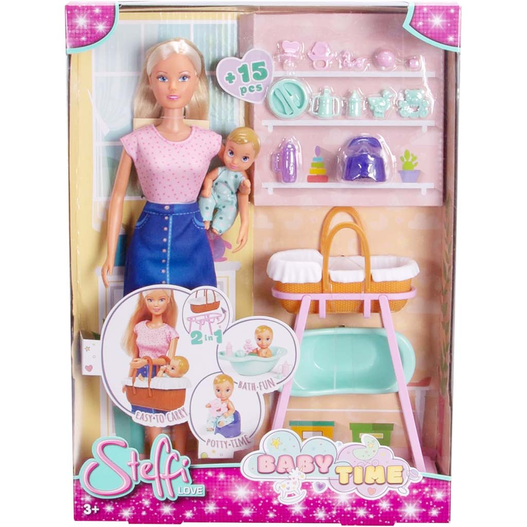 Steffi Love: Baby Time babaszett - Simba Toys kép 1