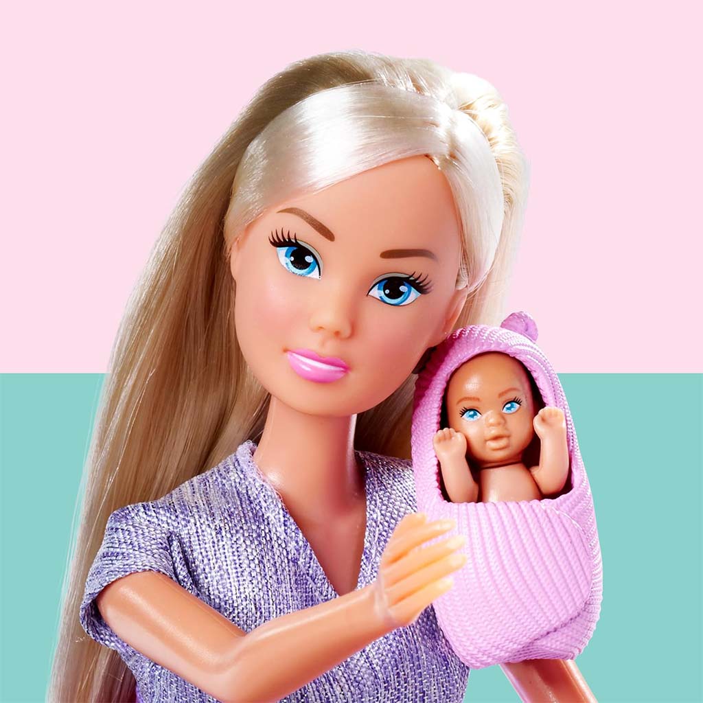 Steffi Love: Welcome Baby Steffi tehotná bábika - Simba Toys kép 3