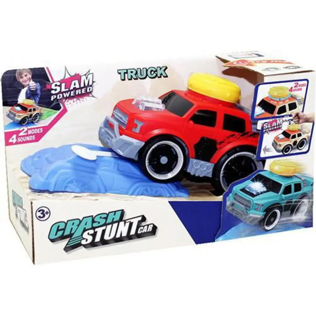 Slam Power červené pretekárske auto so zvukom