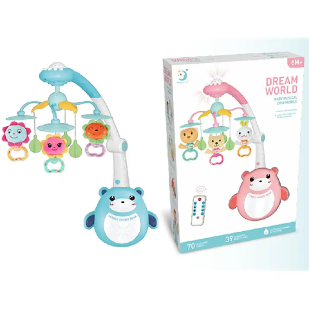 Slniečkový kolotoč nad postieľku vo dvoch variantoch