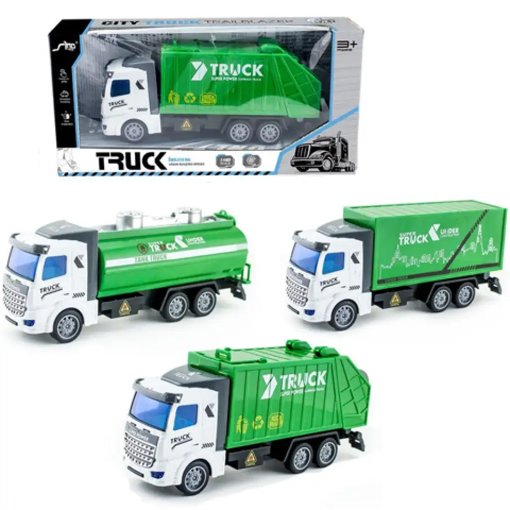 Smetiarske vozidlo na selektívny zber odpadu v niekoľkých verziách 20,5x5,5x9cm