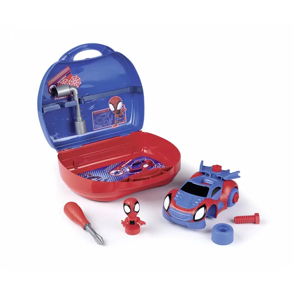 Smoby Spidey montážne auto v kufri - Simba Toys kép 2