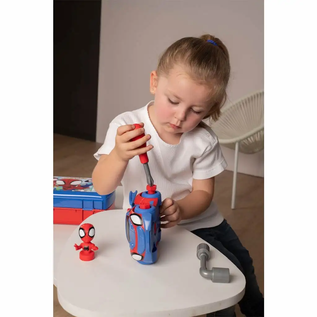 Smoby Spidey montážne auto v kufri - Simba Toys kép 3