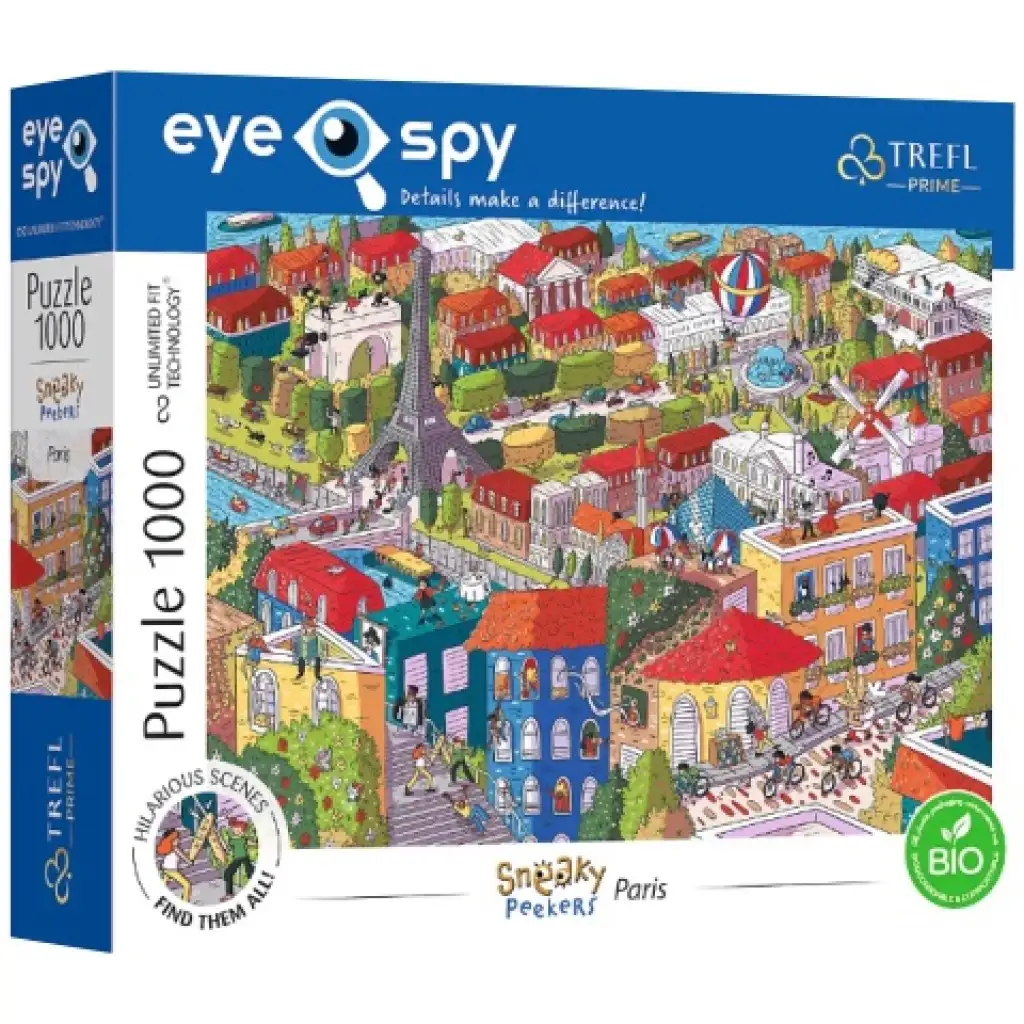 Sneaky Peekers: Paríž UFT 1000 dielne puzzle - Trefl