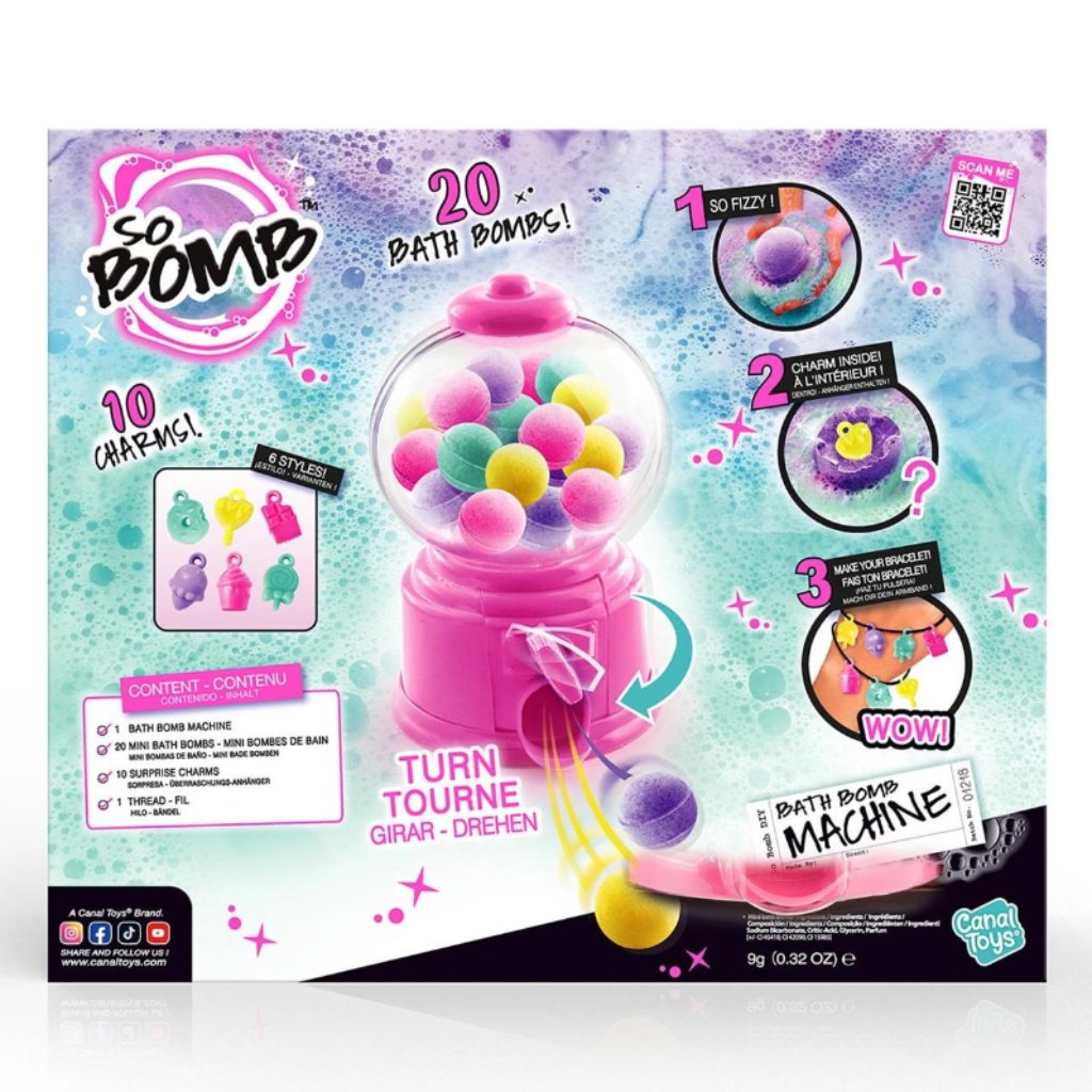 So Bomb: Bombička do kúpeľa v guľovom dávkovači, s prekvapivým príveskom kép 6