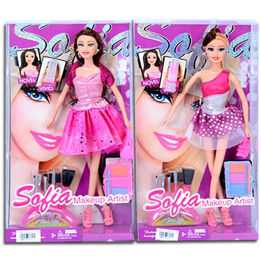 Sofia, bábika vizážistka vo dvoch variantoch