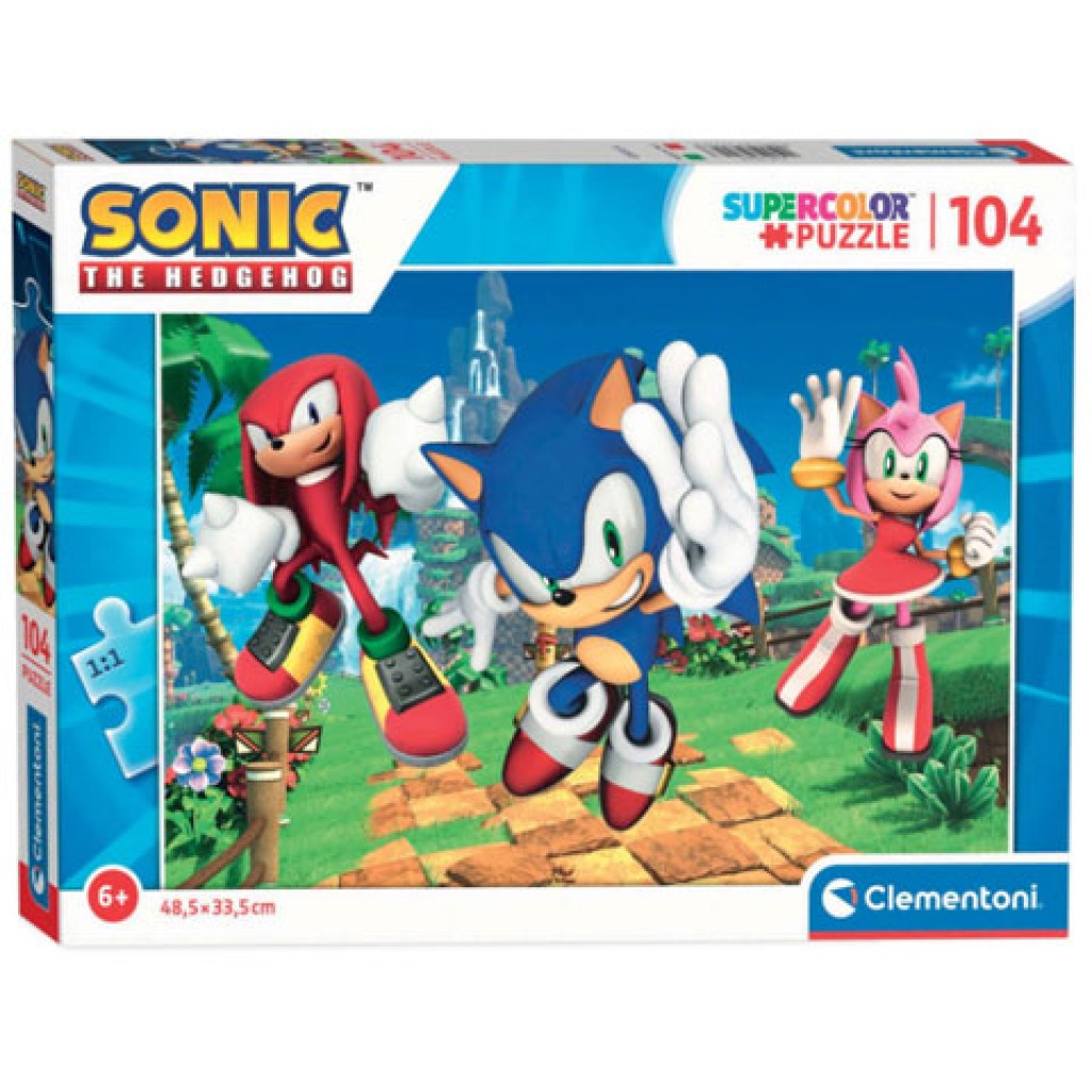 Sonic 104ks Super Color Puzzle - Clementoni