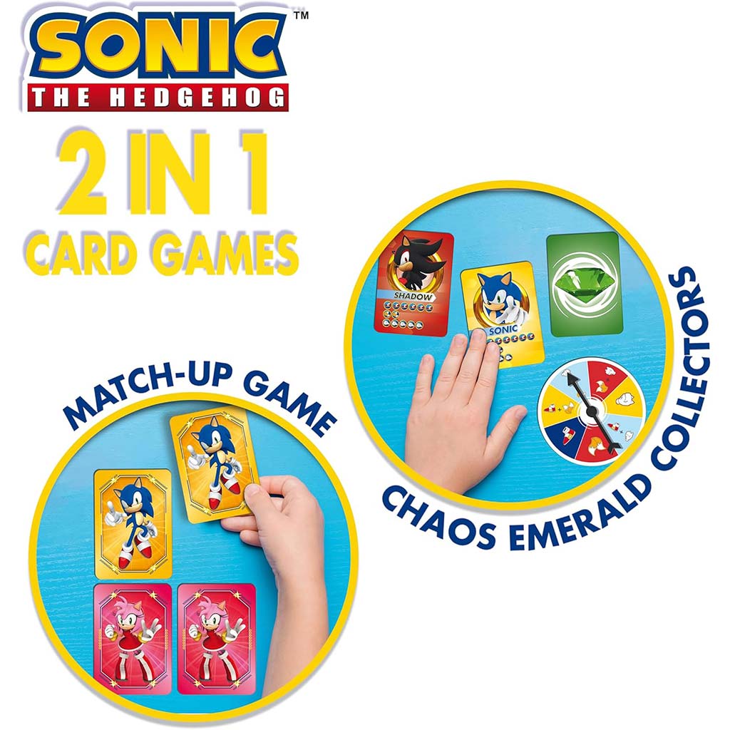 Sonic kartová hra v batohu - Lisciani kép 3