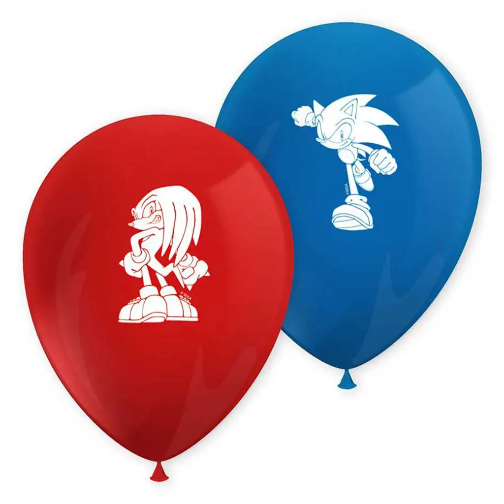 Sonic a sündisznó latex lufi 8db-os szett kép 1
