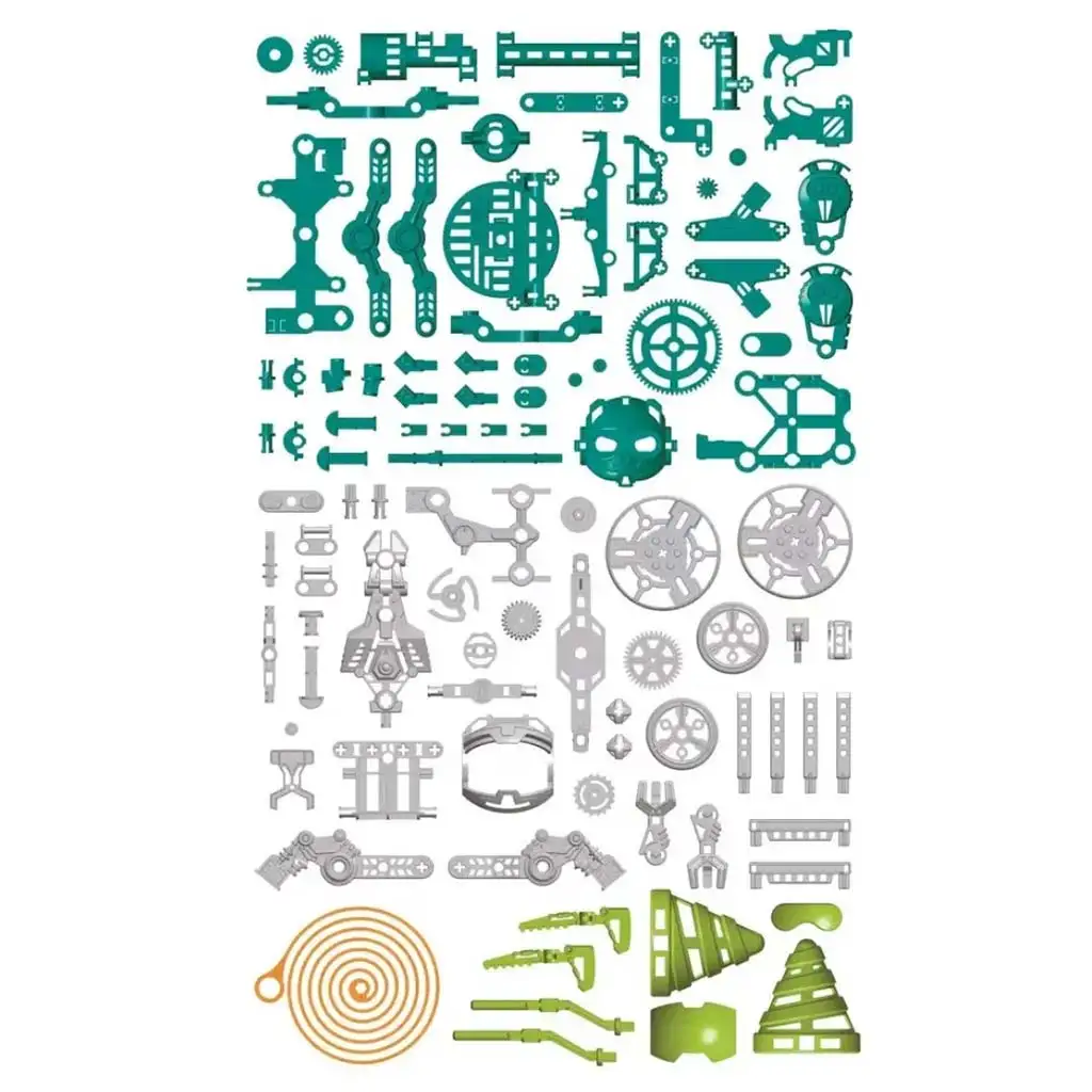 Veda a hra: 3 v 1 zostaviteľný vesmírny banský robot - Clementoni kép 4