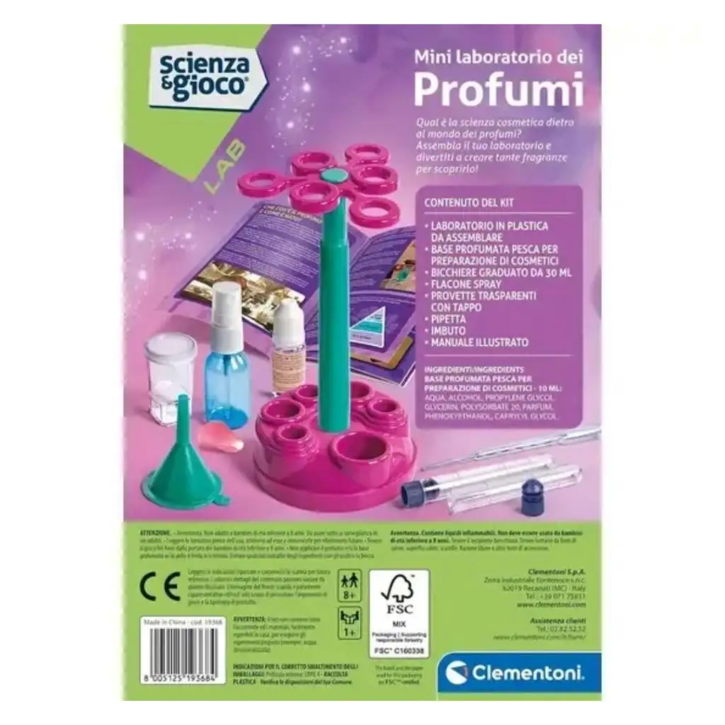 Veda a hra: Malá sada na výrobu parfumov - Clementoni kép 4