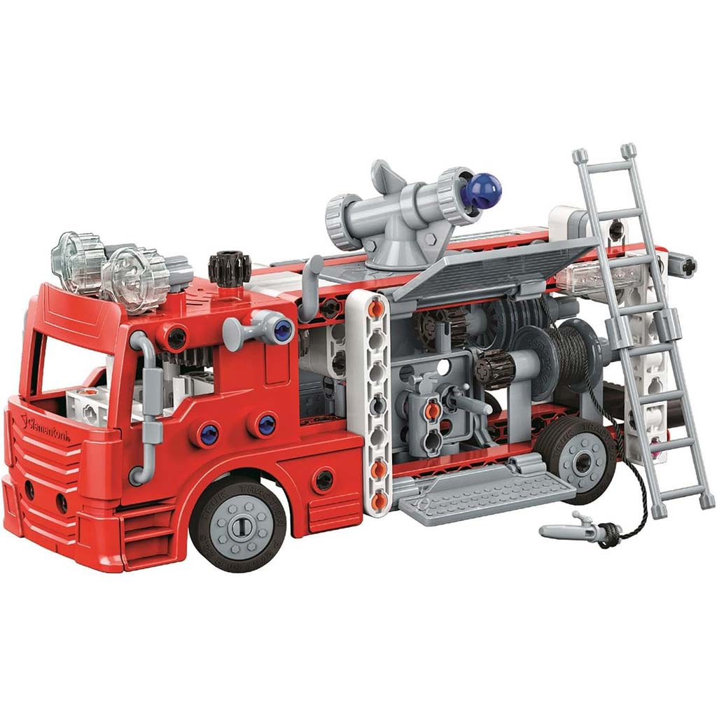 Science & Play: Mechanická dielňa - Stavebnica hasičského auta - Clementoni kép 2