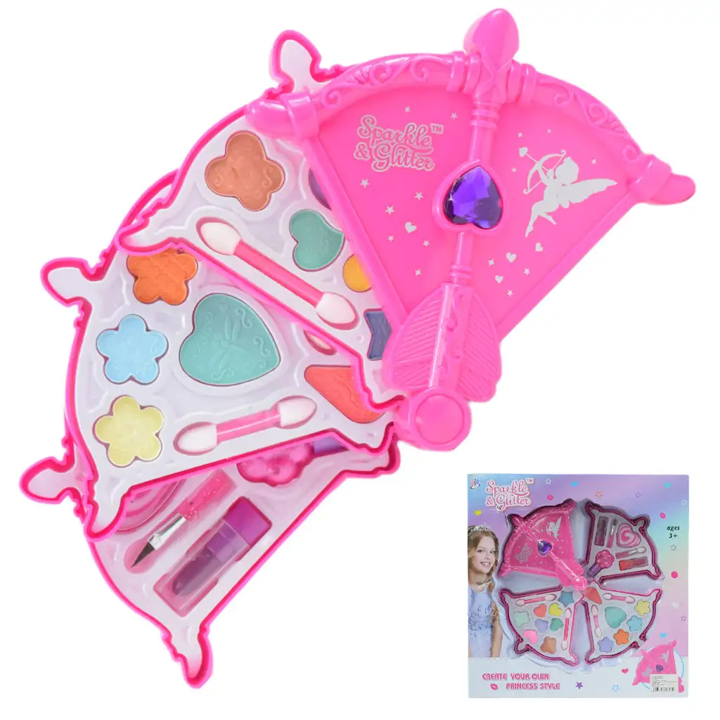 Sparkle & Glitter: Trojposchodový mejkap set v tvare šípu