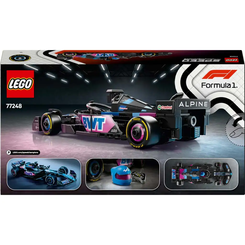 LEGO® Speed Champions: BWT Alpine F1® Team A524 pretekárske auto (77248) kép 2