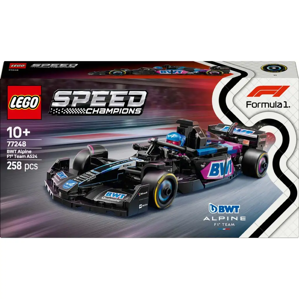 LEGO® Speed Champions: BWT Alpine F1® Team A524 pretekárske auto (77248)
