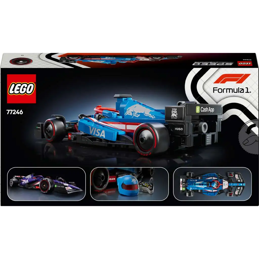 LEGO® Speed Champions: Visa Cash App RB VCARB 01 F1® pretekárske auto (77246) kép 2