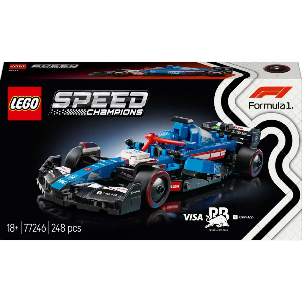LEGO® Speed Champions: Visa Cash App RB VCARB 01 F1® pretekárske auto (77246)