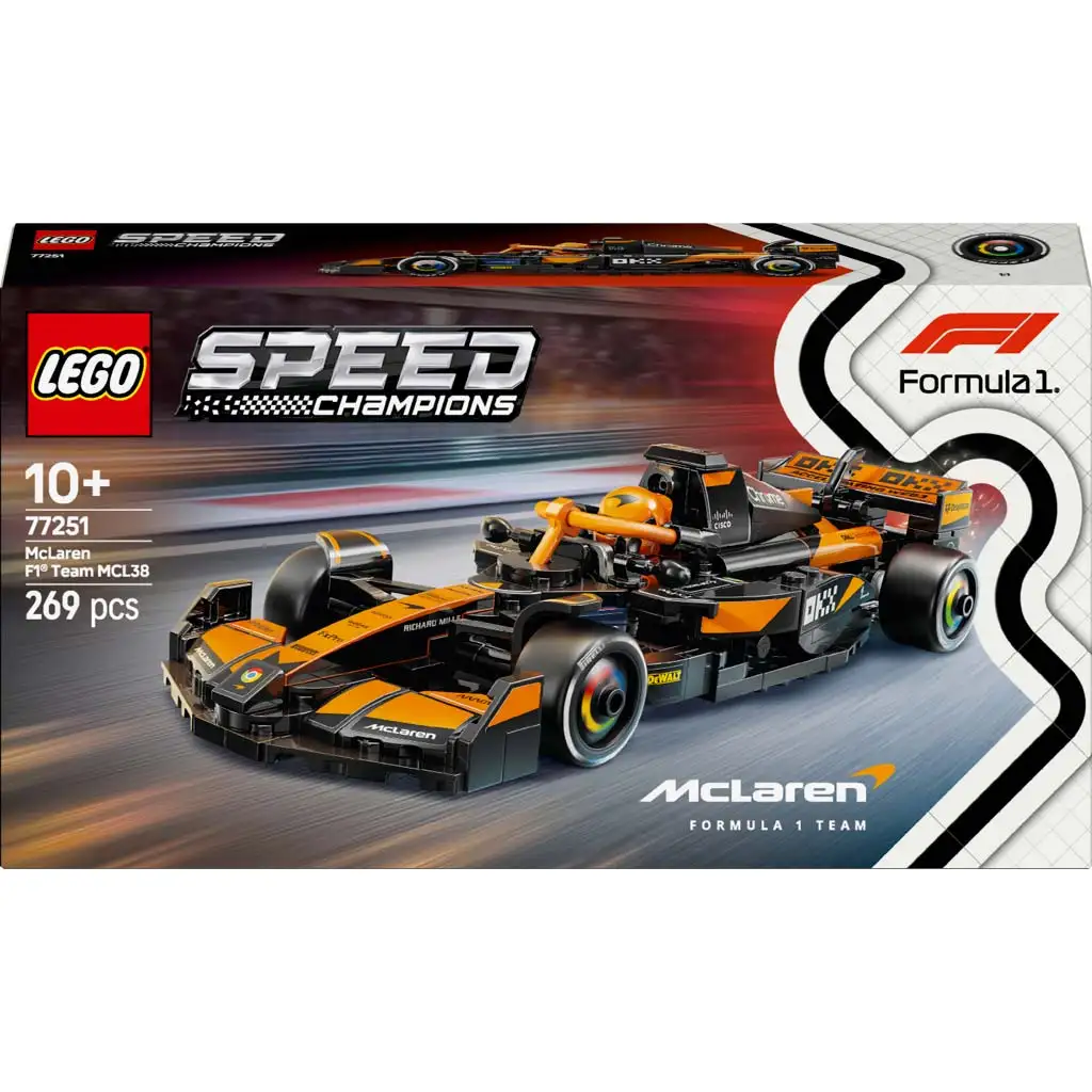LEGO® Speed Champions: Pretekárske auto McLaren F1® Team MCL38 (77251)