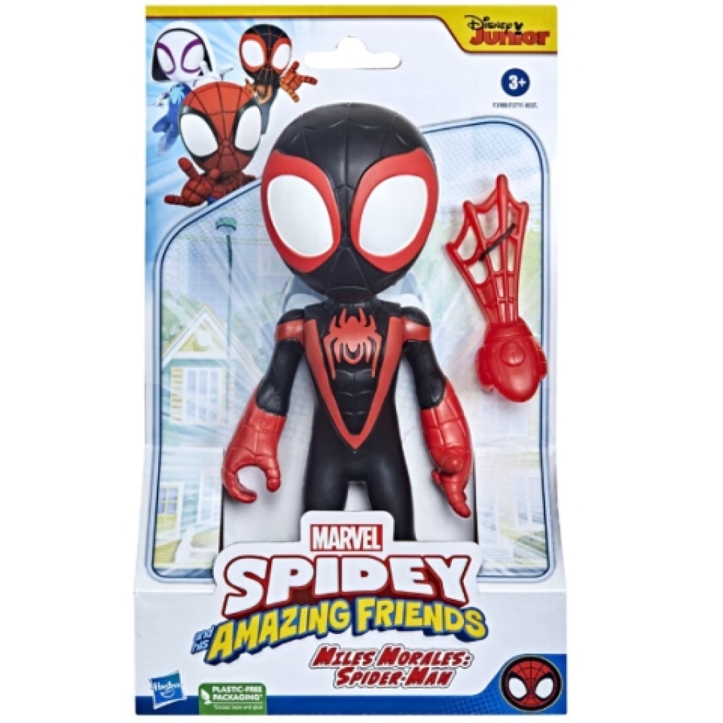 Spider-Man: Spidey a jeho úžasní priatelia Miles Morales figúrka s doplnkom 23 cm - Hasbro
