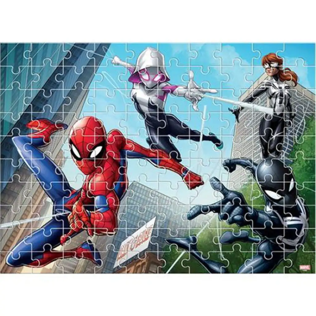Spiderman 2v1 puzzle 100 dielne puzzle na vyfarbenie kép 2