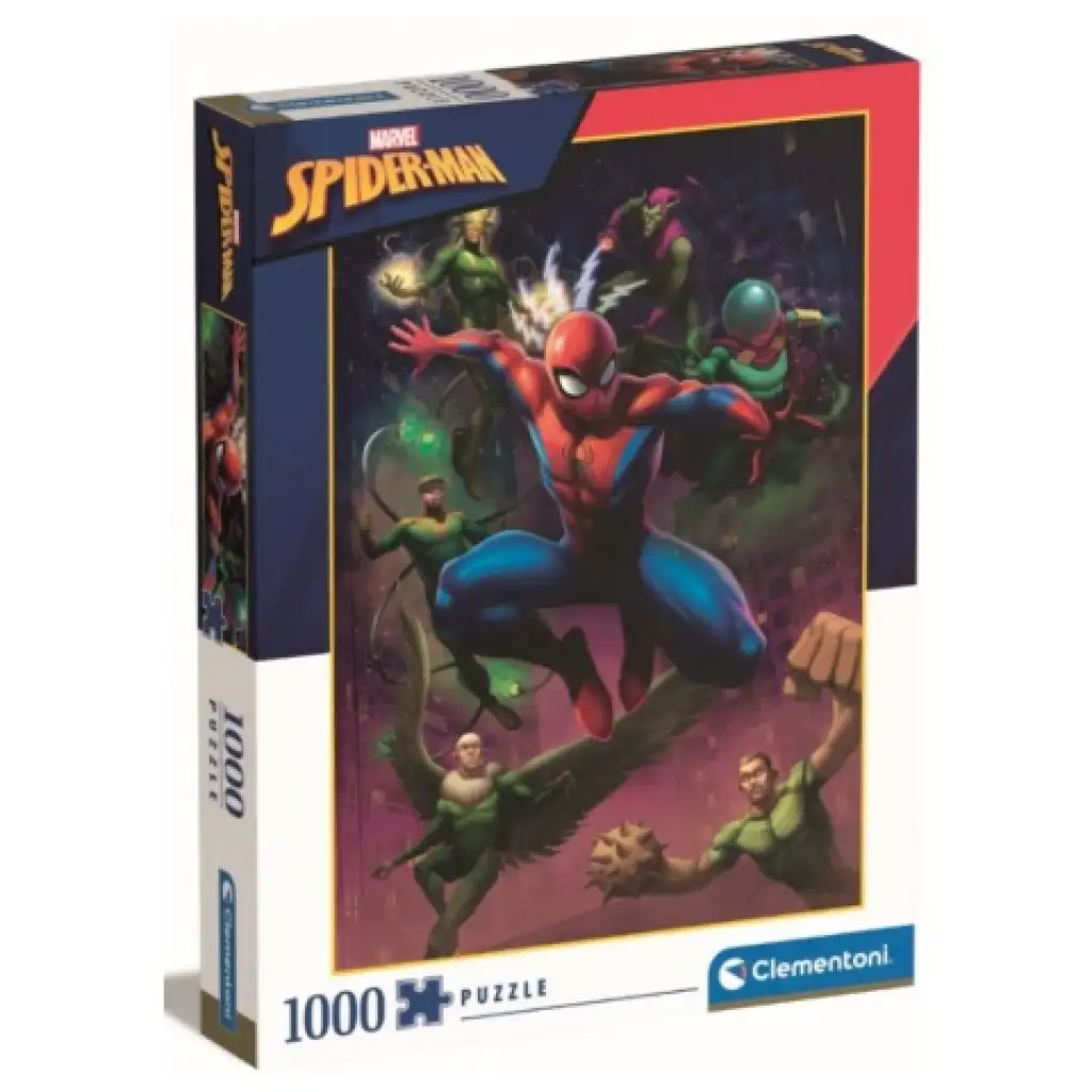Spiderman a jeho hrôzostrašní nepriatelia HQC 1000ks puzzle - Clementoni