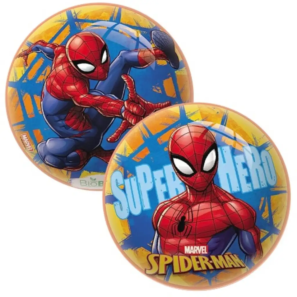 Spiderman gumená lopta 14 cm dve verzie
