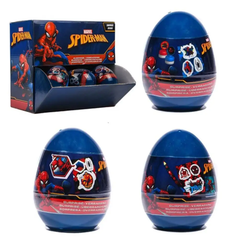 Spiderman modré vajíčko na prekvapenie - Canenco