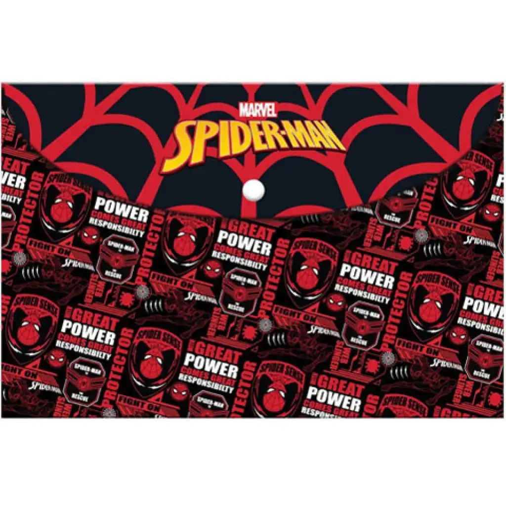 Spiderman priečinok na dokumenty A4 s patentom