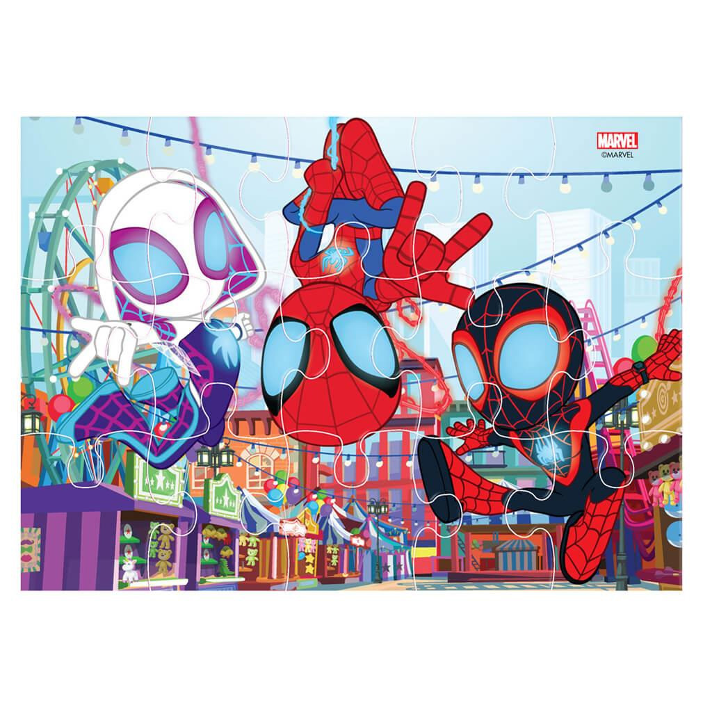Luna: Spidey 4 v 1 12-15-20-24 dielikové puzzle kép 3