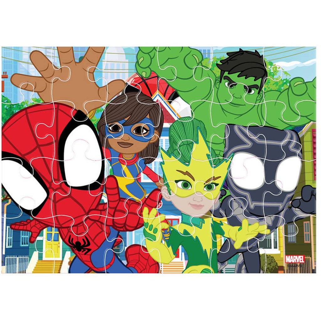 Luna: Spidey 4 v 1 12-15-20-24 dielikové puzzle kép 5