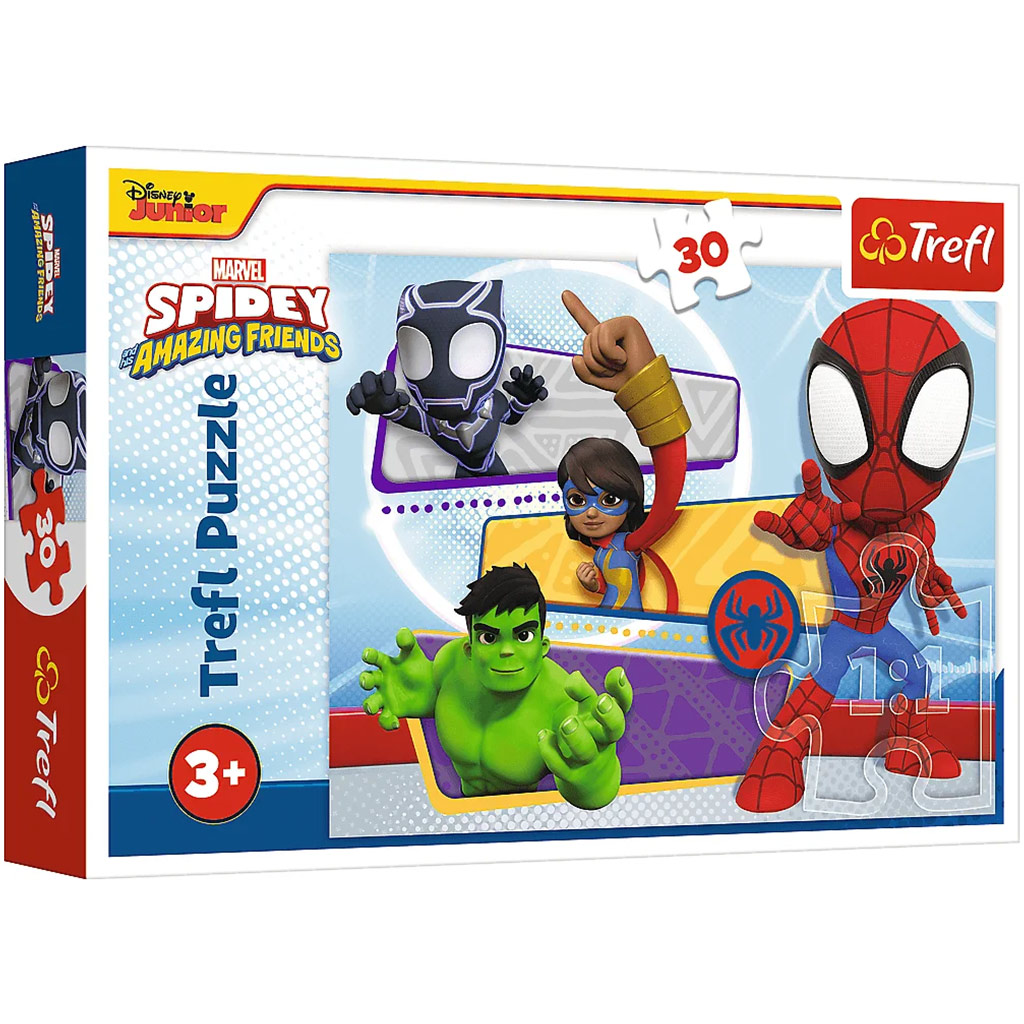 Spidey a jeho priatelia 30-dielne puzzle - Trefl