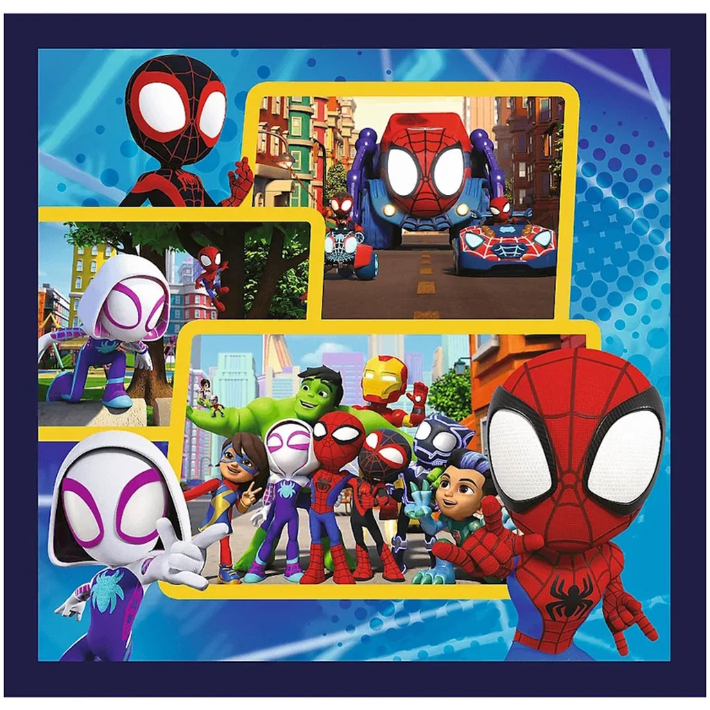 Spidey a jeho priatelia 3 v 1 20-36-50 dielikov puzzle - Trefl kép 2