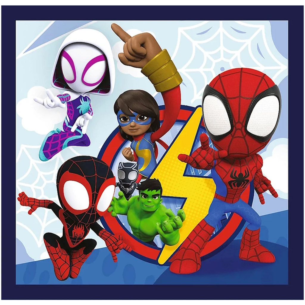 Spidey a jeho priatelia 3 v 1 20-36-50 dielikov puzzle - Trefl kép 4