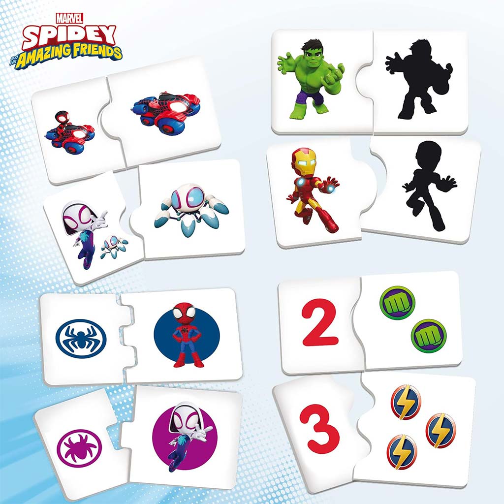 Spidey játszóasztal 10 készségfejlesztő játékkal - Lisciani kép 3