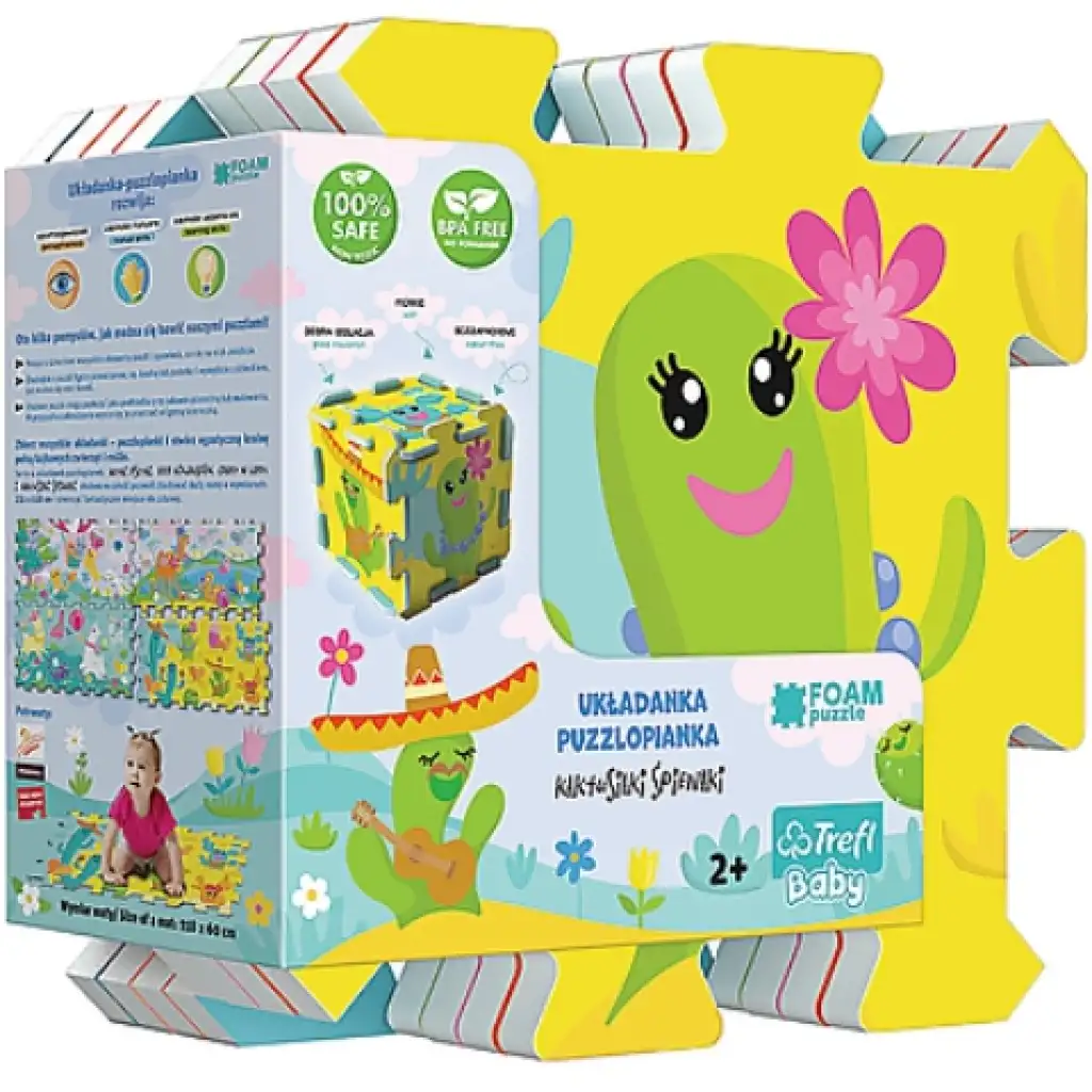 Spievajúce kaktusy penové puzzle - Trefl