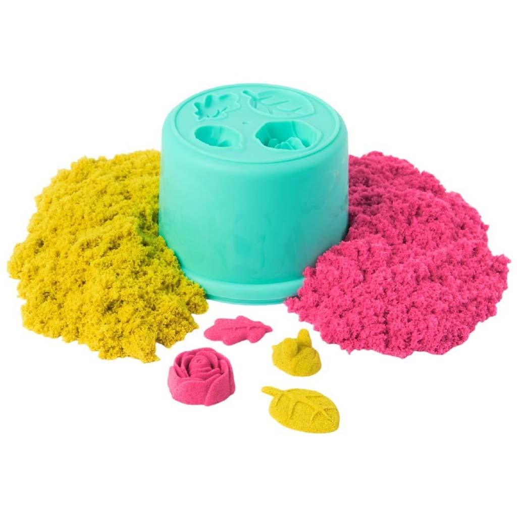 Kinetic Sand: Čarovný kvetinový piesok – sada Squish Blossom – Spin Master kép 3