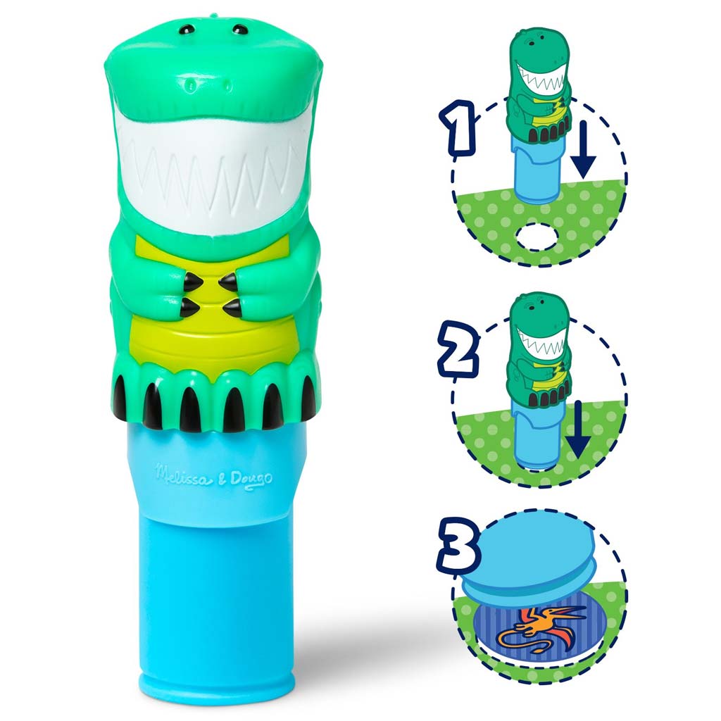 Melissa & Doug: Sticker WOW! Pečiatkovač nálepiek – Dino – Spin Master kép 2