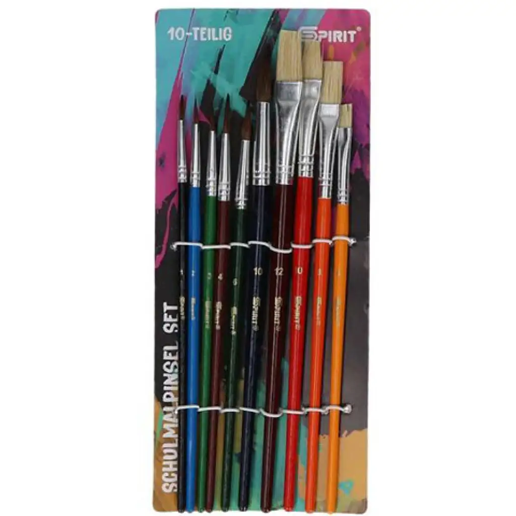 Spirit: 10 dielny set farebných štetcov