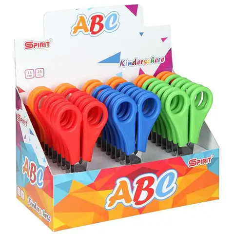 Spirit: Kerekített hegyű olló 13cm-es rozsdamentes acél pengével többféle színben 1db kép 1