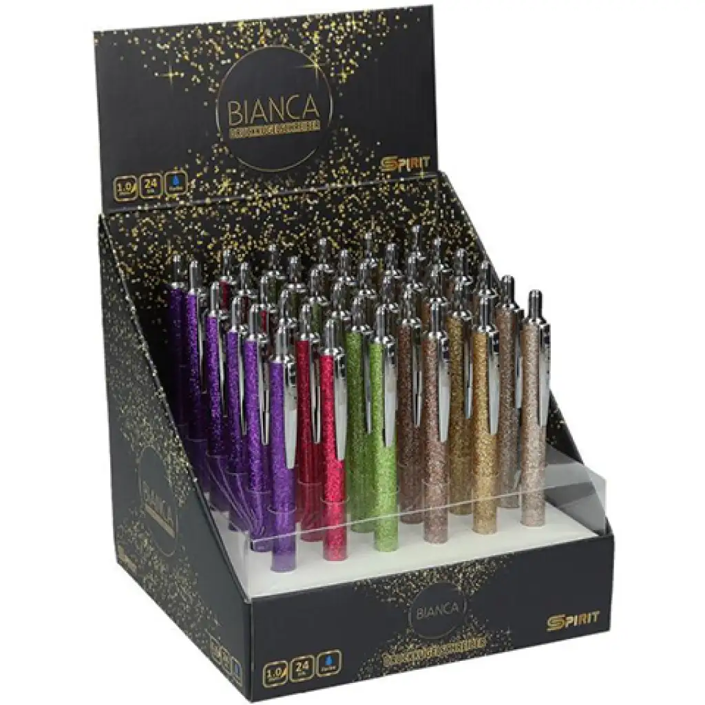 Spirit: Bianca trblietavé guľôčkové pero v rôznych farbách 1ks