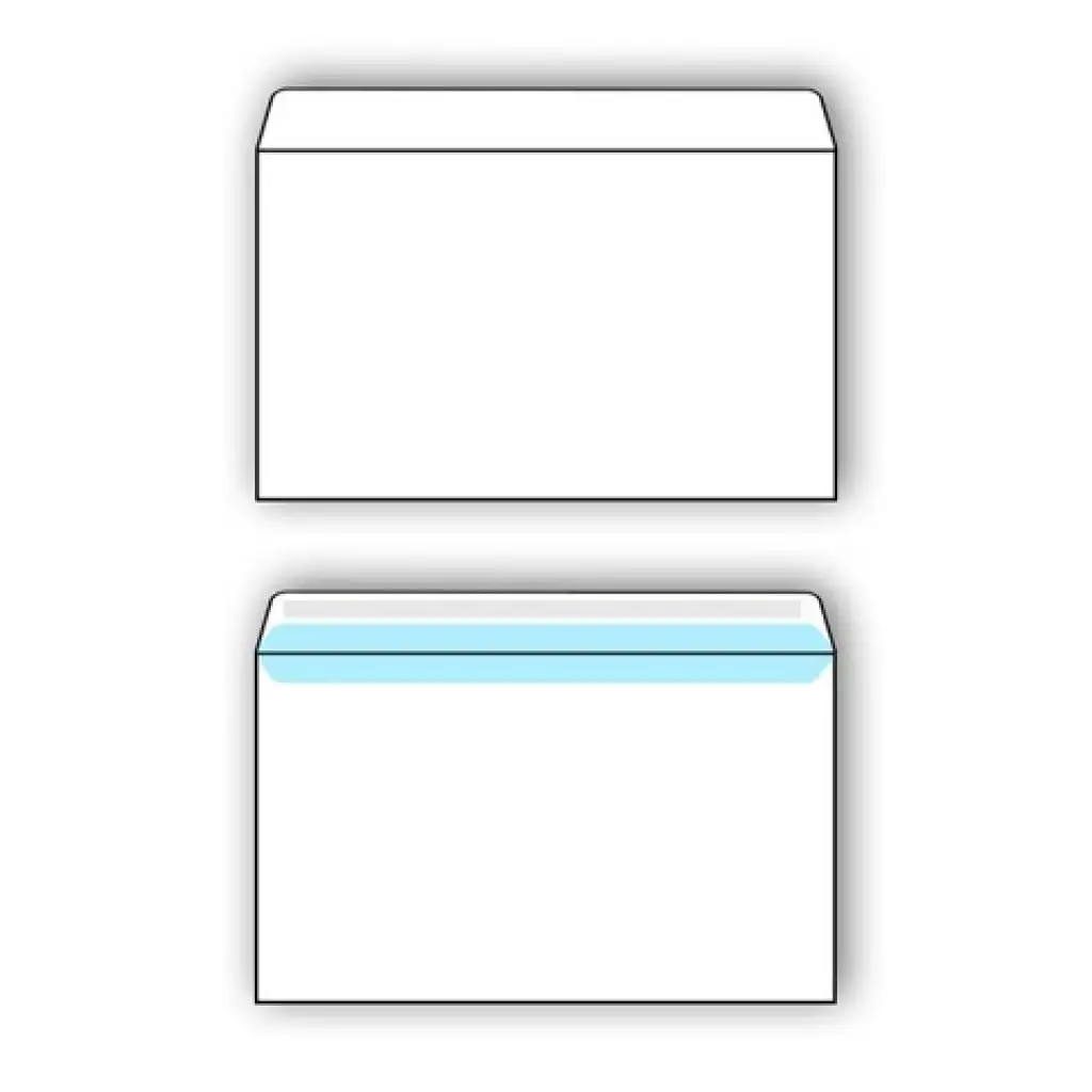 Spirit: Biela obálka B6 17,6x12,6cm 1ks kép 1