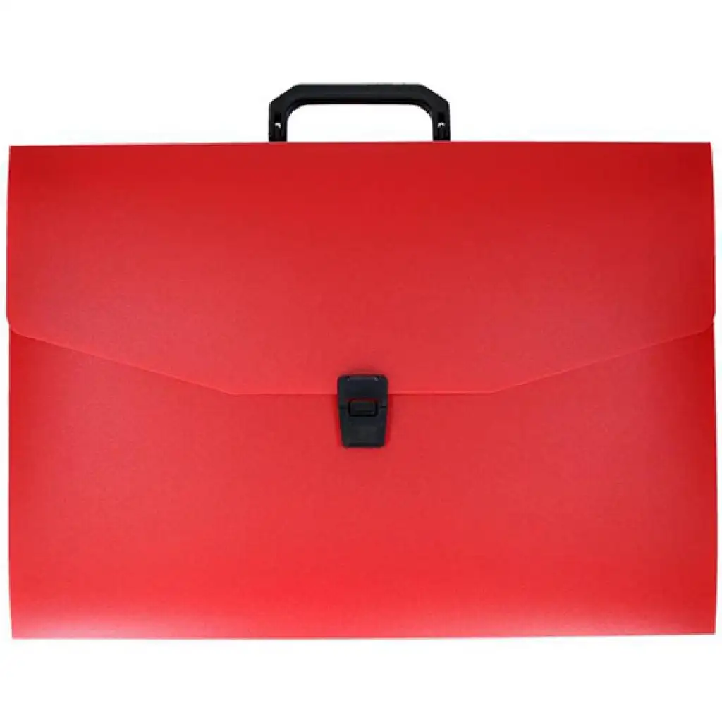 Spirit: Červený držiak na dokumenty A3 s rúčkou