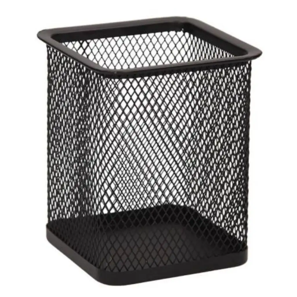 Spirit: Čierny kovový stolový držiak písacích potrieb