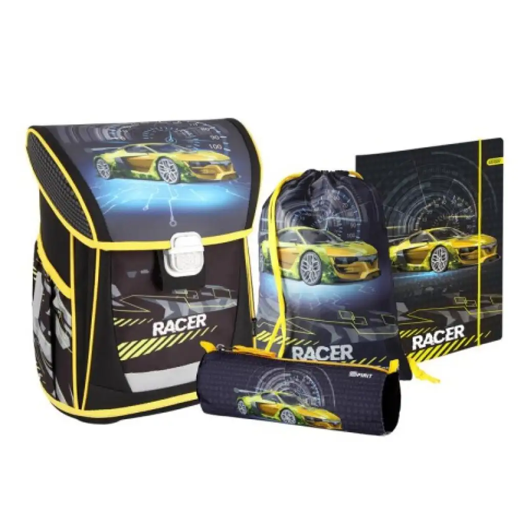 Spirit: Racer 4db-os Cool ergonomikus iskolatáska szett kép 6