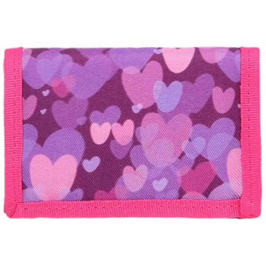 Spirit: Cosmo ružová peňaženka so srdiečkovým vzorom
